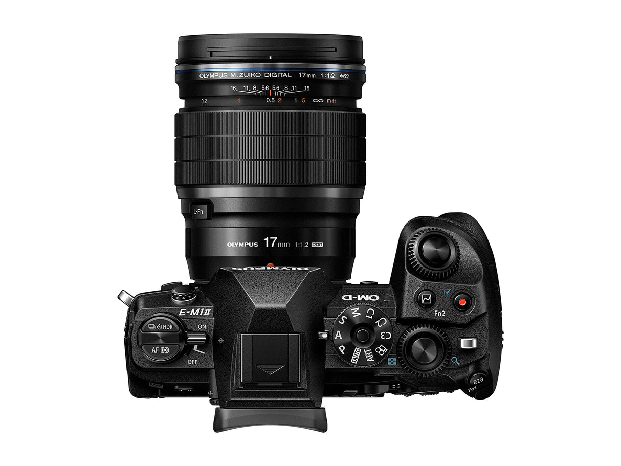 Olympus Objetivo M.Zuiko Digital ED 17 mm F1.2 Pro, Longitud Focal Fija rápida, Apto para Todas Las cámaras MFT (Modelos Olympus OM-D & Pen, Serie G de Panasonic), Negro