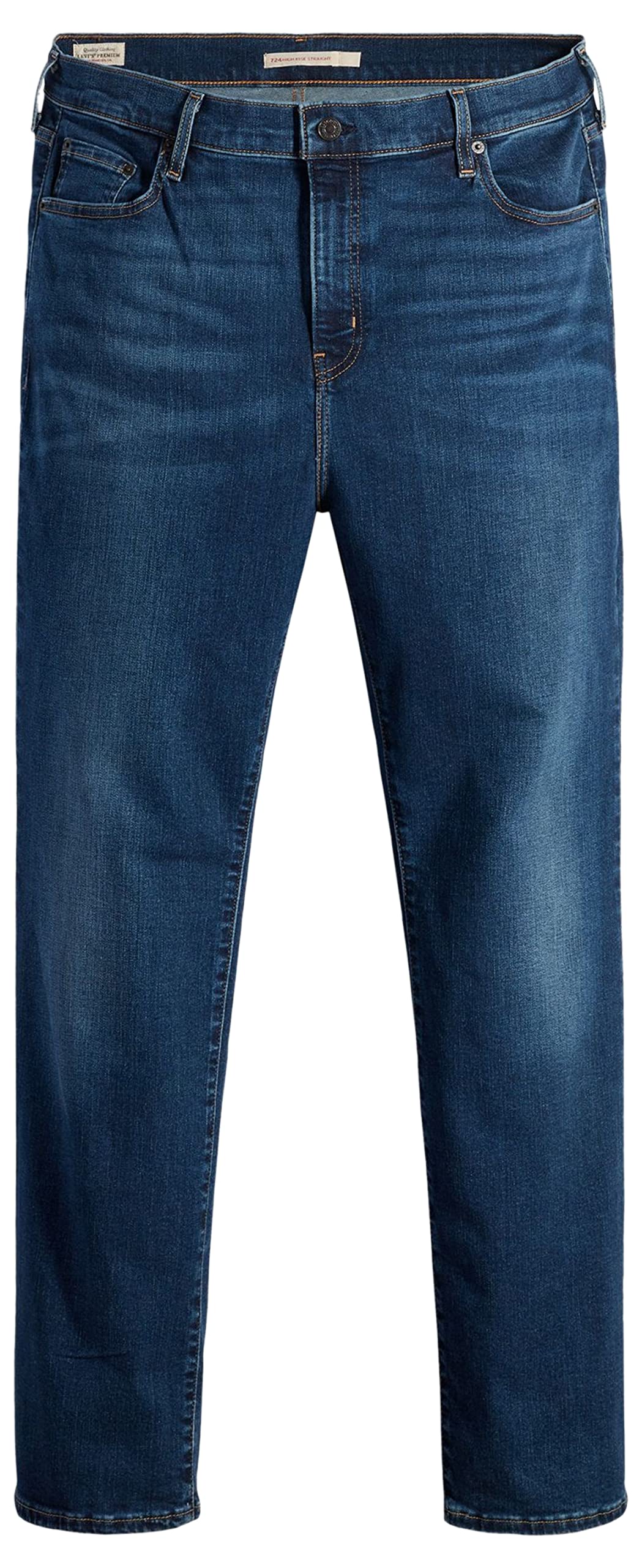 Levi's Plus Size 724 High Rise Straight Vaqueros Mujer, Blue Wave Dark Plus, 20 M