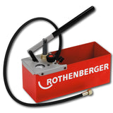 Rothenberger Bomba de prueba de presión de Rothenberger 60250 TP25, 25 bar, Negro/Plata/Rojo