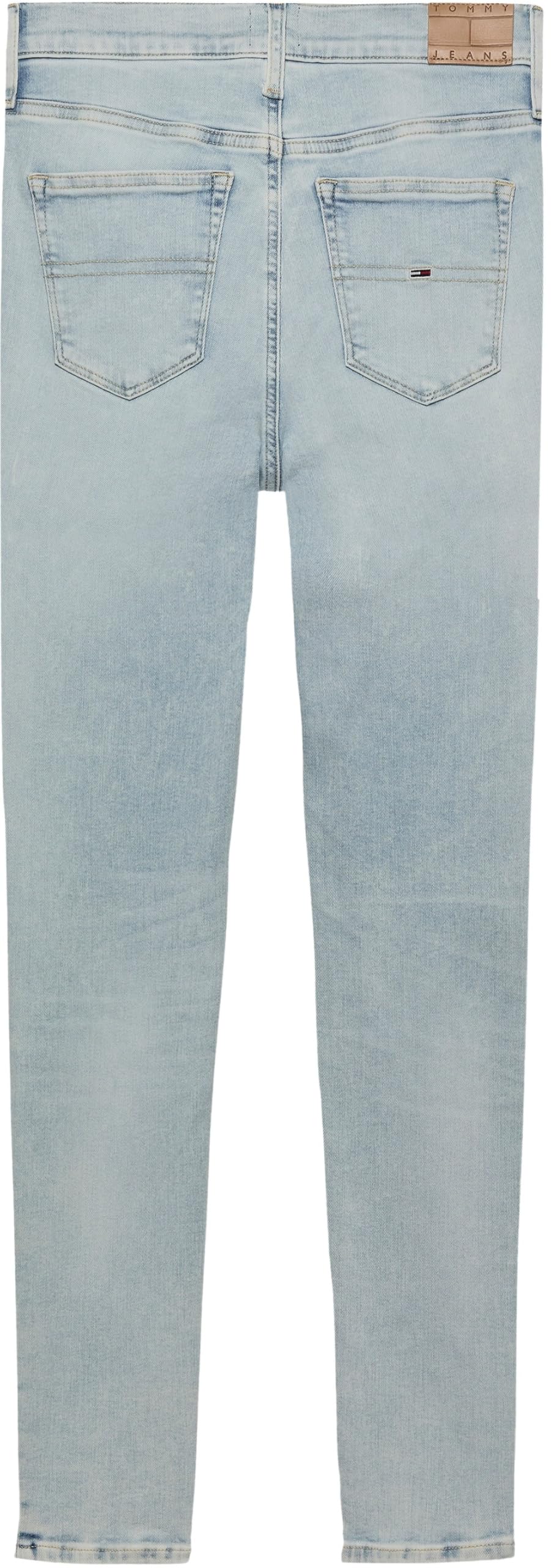 Tommy Jeans Nora MD Skn ANK Zip Bi1213 Dw0Dw20034 Ceñido, Denim (Denim Ultra Light), 34W / 28L para Mujer