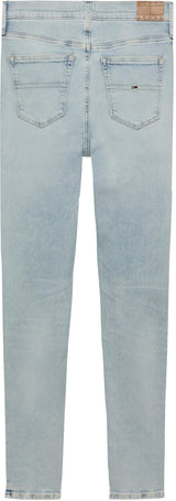 Tommy Jeans Nora MD Skn ANK Zip Bi1213 Dw0Dw20034 Ceñido, Denim (Denim Ultra Light), 34W / 28L para Mujer