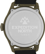 Timex Expedition North - Reloj de 43 mm para hombre, eco-friendly marrón, correa de liberación rápida de dos piezas, esfera marrón, caja marrón TW2W23500