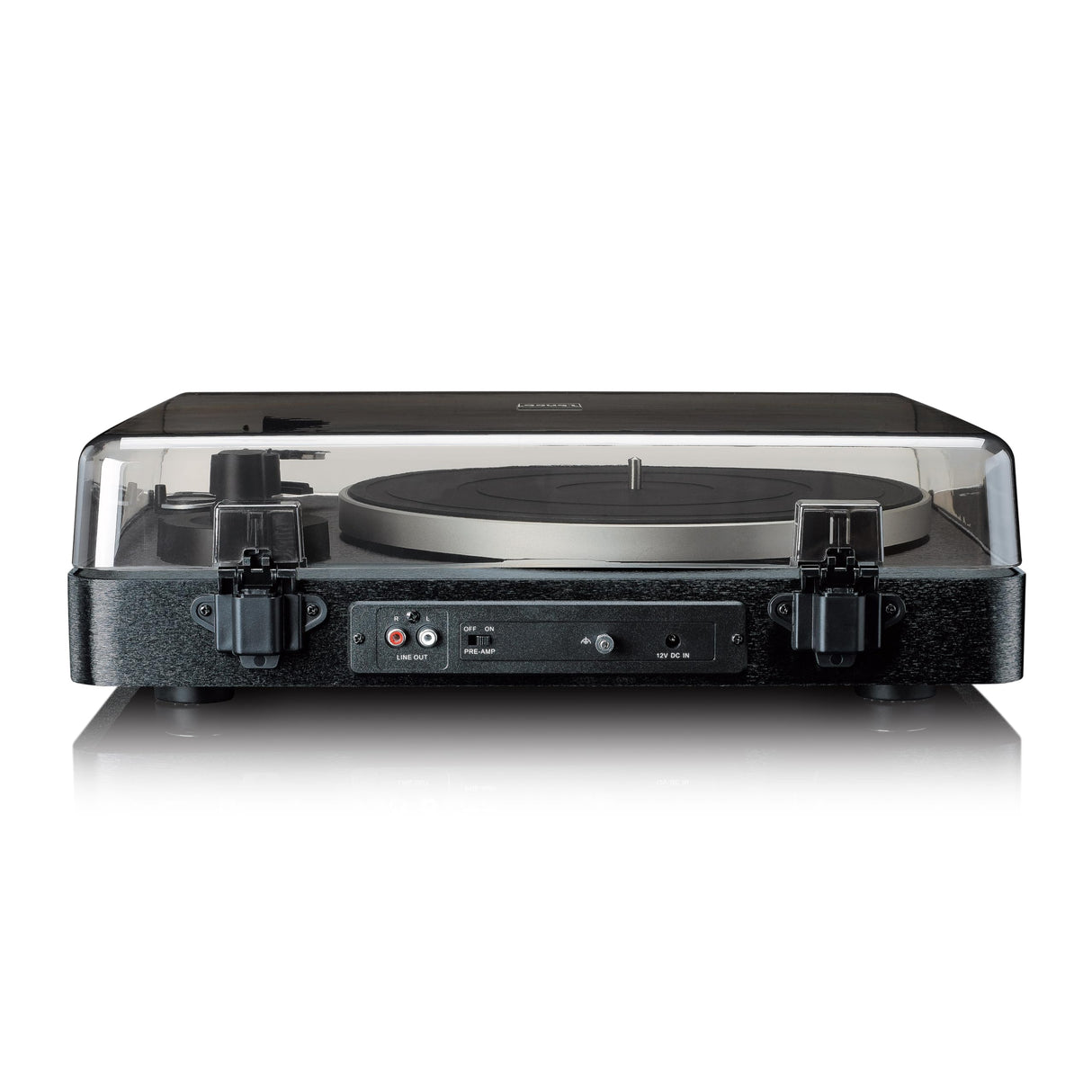 Lenco LBTA-165BK Tocadiscos Totalmente automático - Bluetooth 5.3 - Carcasa de Madera - Platos de Metal y Pastilla AT3600L - Arranque automático y Retorno automático - 2 velocidades (33/45 RPM) -