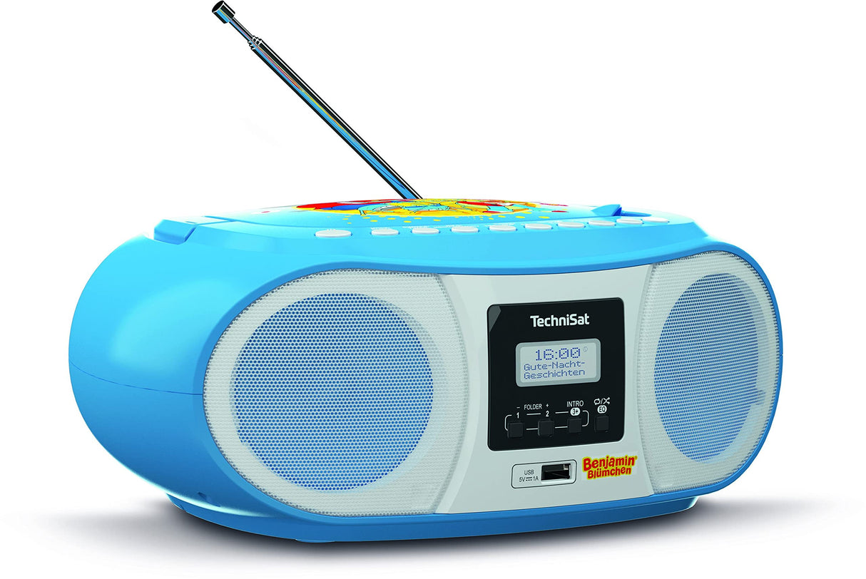 TechniSat DigitRadio 1990 Benjamin Blümchen Edition Blue/w Radios, MP3 y Reproductores de CD, Multicolor (692568)