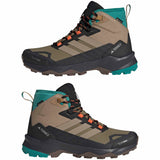 adidas Terrex Skychaser AX5 Mid Gore-Tex Climawarm+ Hiking Shoes, Zapatos de Senderismo Hombre, Cardboard/Blanch Cargo/Pure Teal, 42 EU