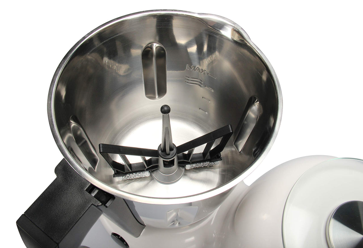 efbe-Schott Thermomaster SC HA 1020 - Robot de cocina multifunción con báscula integrada, 11 velocidades, función de cocción, acero inoxidable, accesorios