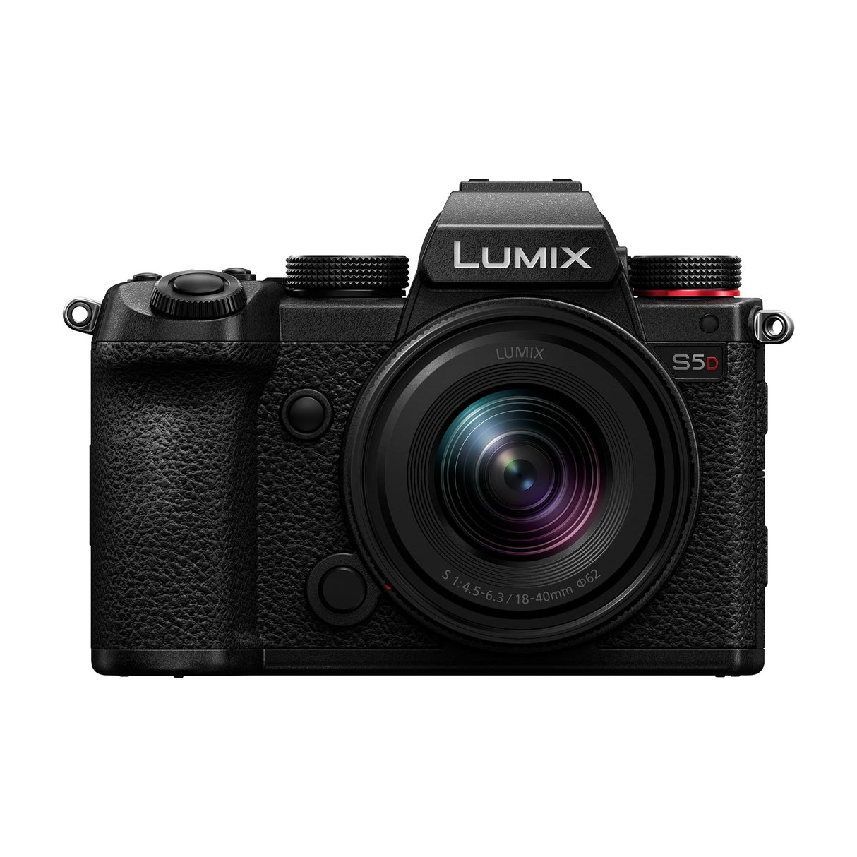 Panasonic DC-S5DNE-K Lumix S5D Cuerpo de Cámara Sin Espejo de Fotograma Completo, 24,2 MP, Grabación 4K 60P, Live View Finder, Monitor De Ángulo Libre, Wi-Fi,con Lente S-R1840E 18-40 mm S,S5D (Nuevo)
