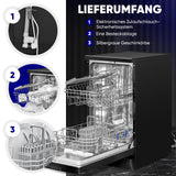 Lave vaisselle encastrable 45cm Noir Bomann GSP7418-Noir