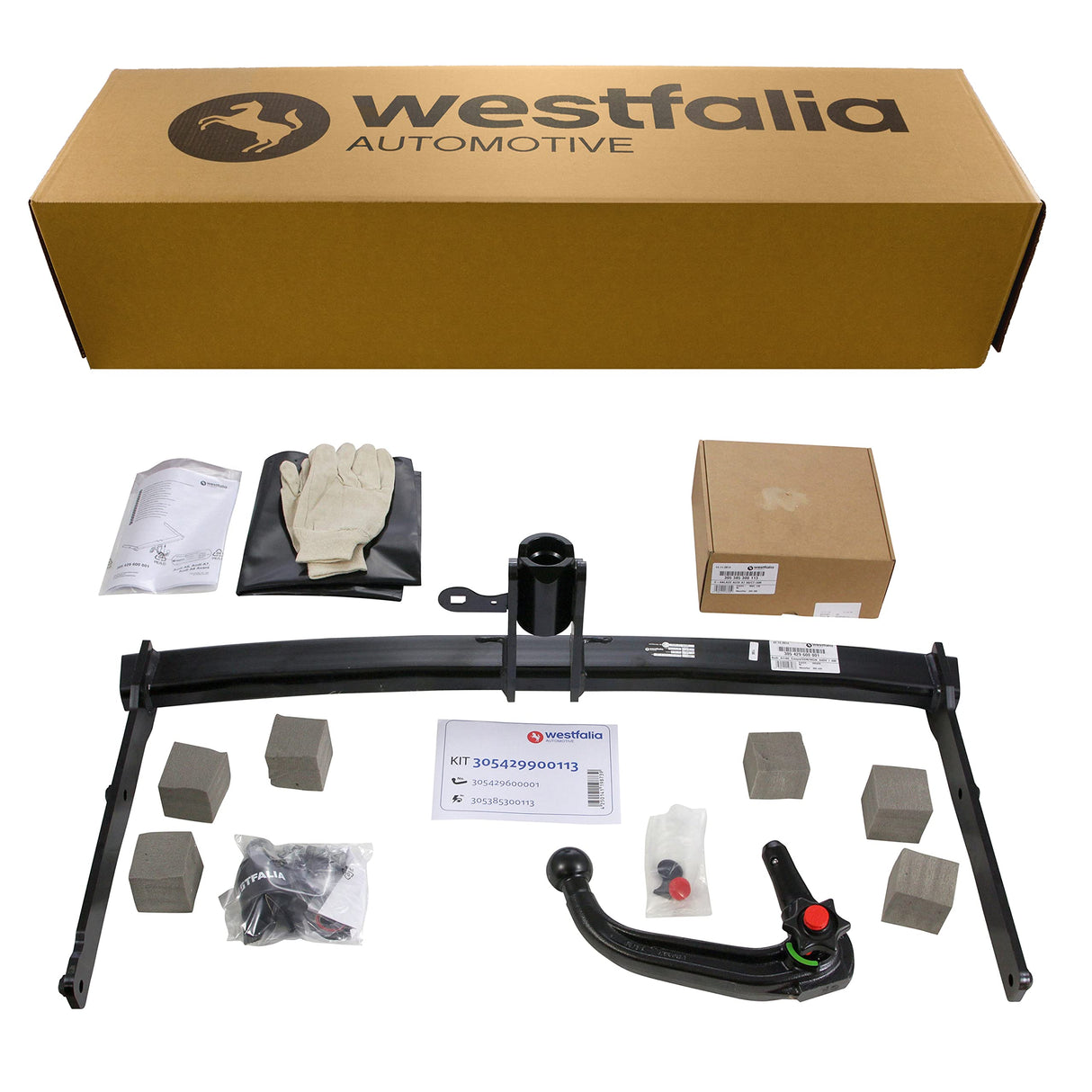 Westfalia Enganche Desmontable para Audi A6 Avant/Limousine (09/2011-10/2014), Audi A7 (10/2010-10/2014) - Viene con un kit de cableado Westfalia específico para el vehículo de 13 pines