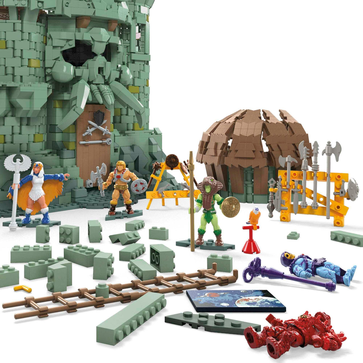 Mega Construx™ Masters of The Universe™ Castillo Grayskull, Juguete de construcción niños +14 años (Mattel GGJ67)