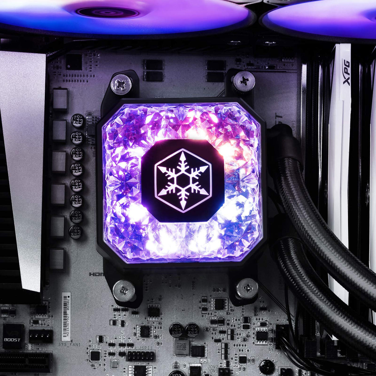 Silverstone IceGem 280 Komplett-Wasserkühlung, ARGB - 280 mm