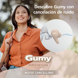 JVC Gumy Premium Auriculares Bluetooth True Wireless con Cancelación de Ruido, Bluetooth 5.4, Modo Ambiente, Baja Latencia, 26h batería, Estuche Translúcido USB-C, Marrón Mocha - HA-A23T-T