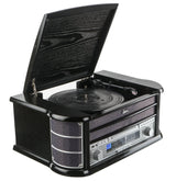 Dual 37714 NR 4-1 - Aparato Compacto nostálgico, Color Negro