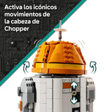 LEGO Star Wars 75416 Droide Astromecánico Chopper (C1-10P) - Juguete de Ahsoka - Figura Articulada - Cabeza Móvil Activada por Palanca y Extremidades Ajustables - Regalo para Niños y Niñas de 10+ Años