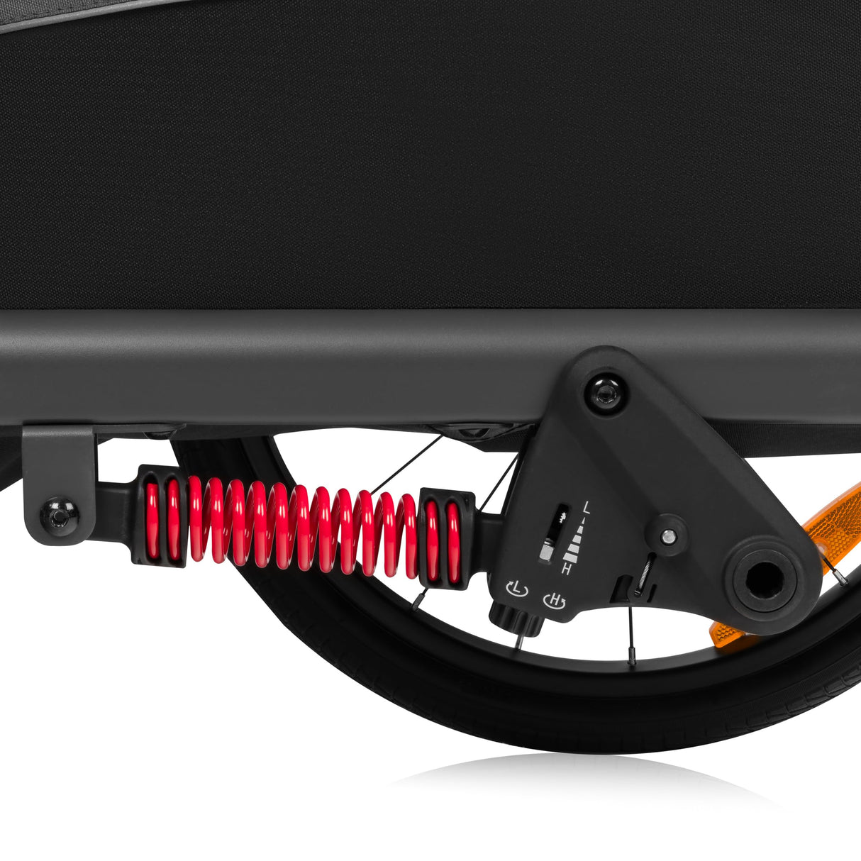 LIONELO Cama Remolque Infantil 2 en 1 para Bicicleta con función de Cochecito para 1 o 2 niños de 6 Meses a 6 años, Peso 2 x 22 kg, suspensión, Ruedas Grandes, Capota Impermeable