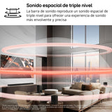 LG S70TR - Barra de Sonido Inteligente, 500W Potencia y 5.1.1 Canales, Altavoces Dobles Traseros Inalámbricos, Sonido Envolvente Dolby Atmos y DTS:X, Hi-Res 24bits/96kHz