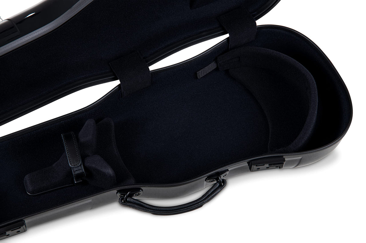 GEWA Air 2.0 Viola Shape Case - Carcasa para Air 2.0, color negro brillante