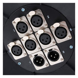 Pronomic 6/2 XLR Multicore de 8 canales, cable de 15 m, 6 envíos/2 retornos XLR, resistente a ácidos y aceites, con alivio de tensión y prensaestopas, ideal para escenario.