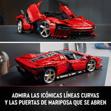 LEGO Technic Ferrari Daytona SP3, Maqueta de Súper Coche Rojo para Construir, Escala 1:8, Regalo Coleccionable para Hombres y Mujeres, Ultimate Car Concept 42143