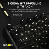 Corsair K70 Pro TKL RGB Magnético-Mecánico con Cable Teclado para Juegos – Interruptores Hiperimpulsores MGX prelubricados – Activador Hall-Effect-Rapid – Hyper-Polling de 8000 Hz – QWERTY NA