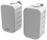 Audibax Delta 52 BT White Pareja de Altavoces Bluetooth – Altavoces Activos de Alto Rendimiento para Pared – Compatible con Bluetooth - Alto Rango de Frecuencia (80Hz-20kHz) - Sonido Envolvente