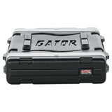 Gator Cases Estante Moldeado Liviano 2U con Pestillos Resistentes; Profundidad Estándar 19.25' (GR-2L)