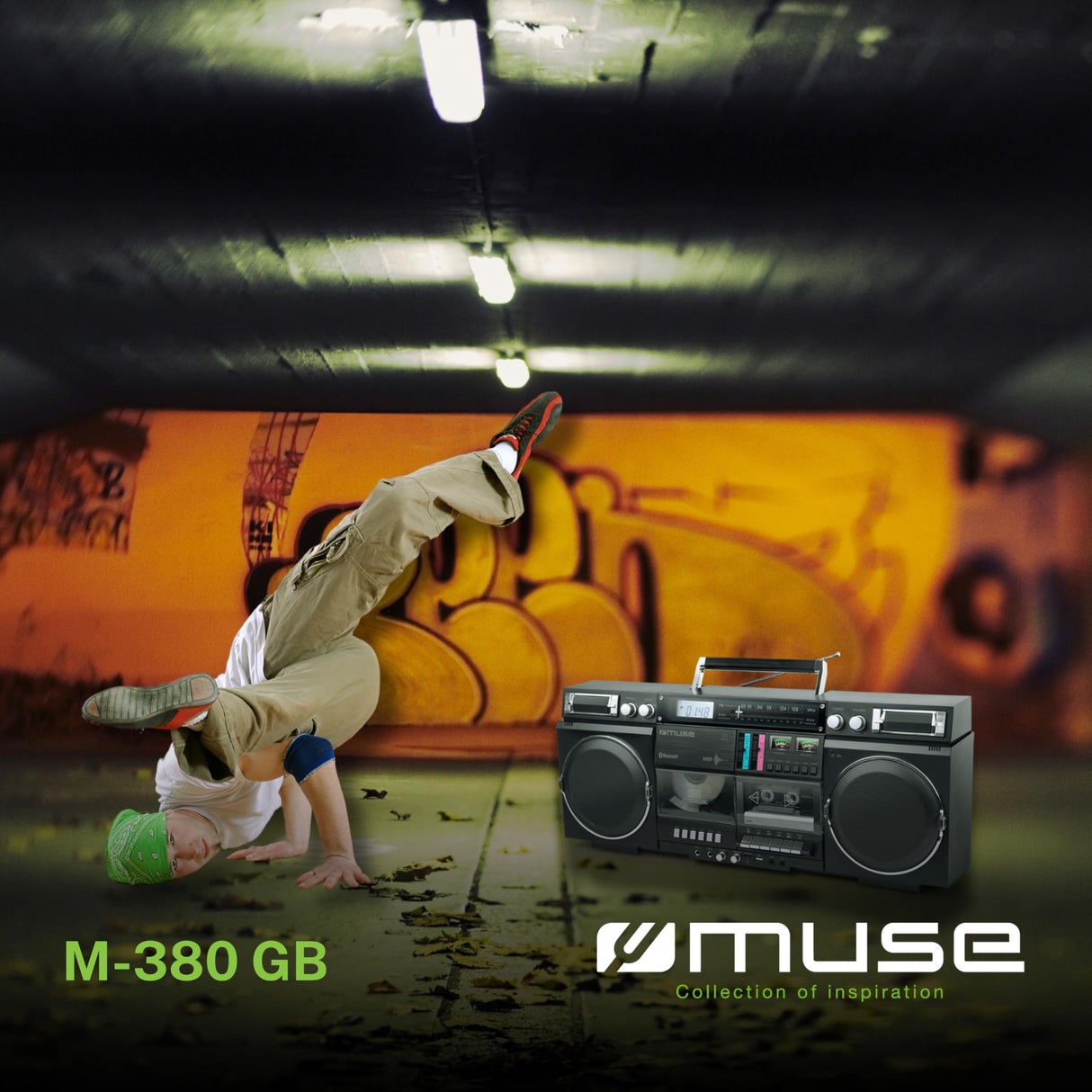 M-380 GB Radio CD, Cassette grabador BT USB