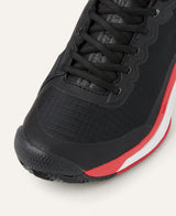 Wilson Rush Pro 4.5 Clay, Zapatillas de Tenis Hombre, Black/Infrared/White, 45 1/3 EU