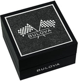 Bulova Reloj cronógrafo de Cuarzo para Hombre con Correa de Cuero 98B427, marrón, Moderno