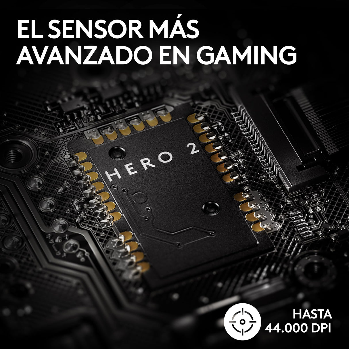 Logitech G PRO X SUPERLIGHT 2 LIGHTSPEED Ratón inalámbrico Gaming, Europa del Este Envases, 8K, ligero, 60g, HERO 2, 888 IPS, 44K DPI, 5 botones programables, USB-C, PC/Mac - Negro