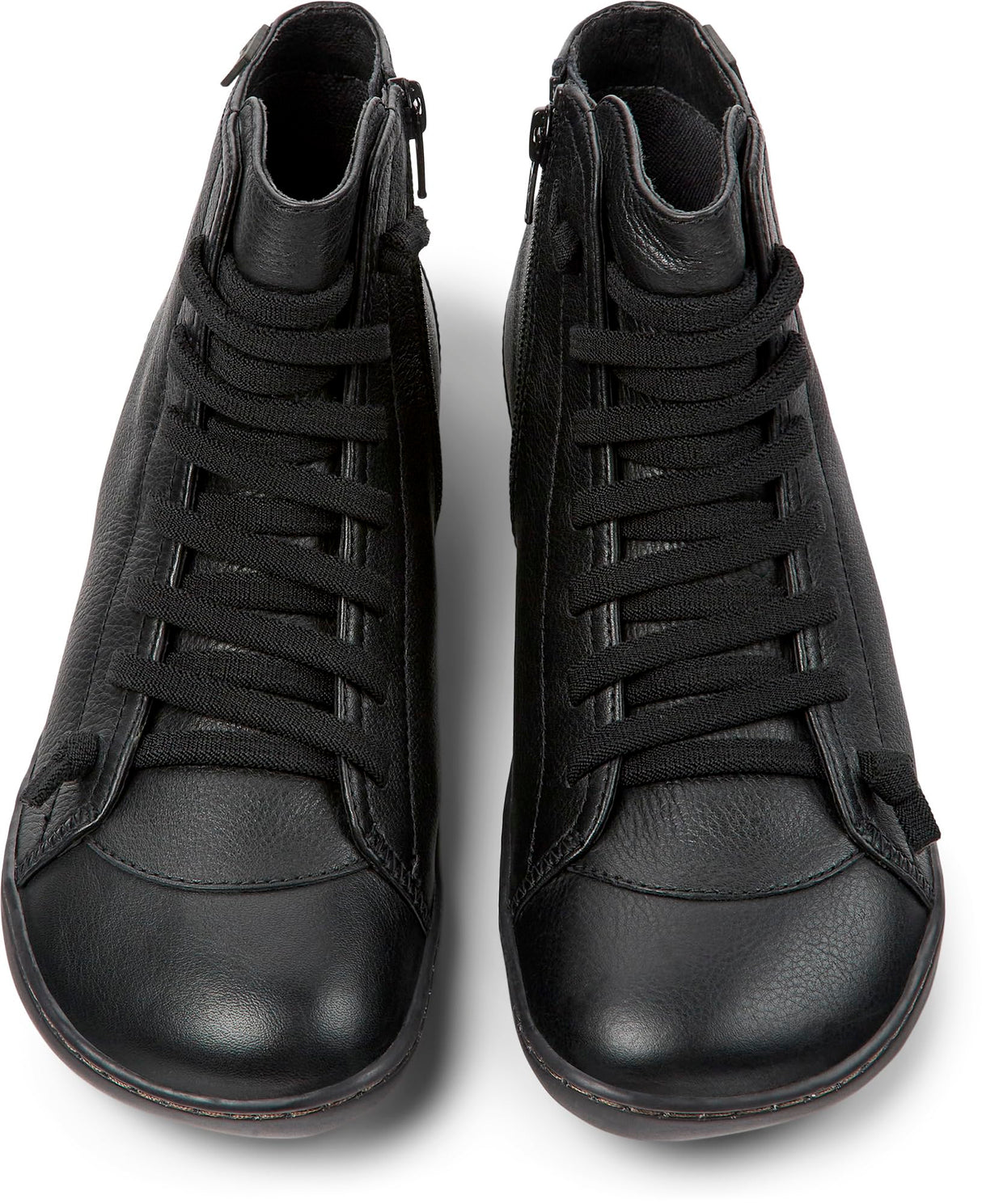 Camper Peu Cami, Barco Ankle Mujer, Negro, 38 EU