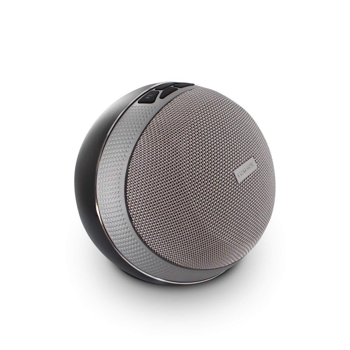 Metronic 477038 - Altavoz portátil Bluetooth, inalámbrico TWS (True Wireless), 20W, 16h autonomía, función Manos Libres, Bass Reflex, DSP, Jack 3,5mm, Gris