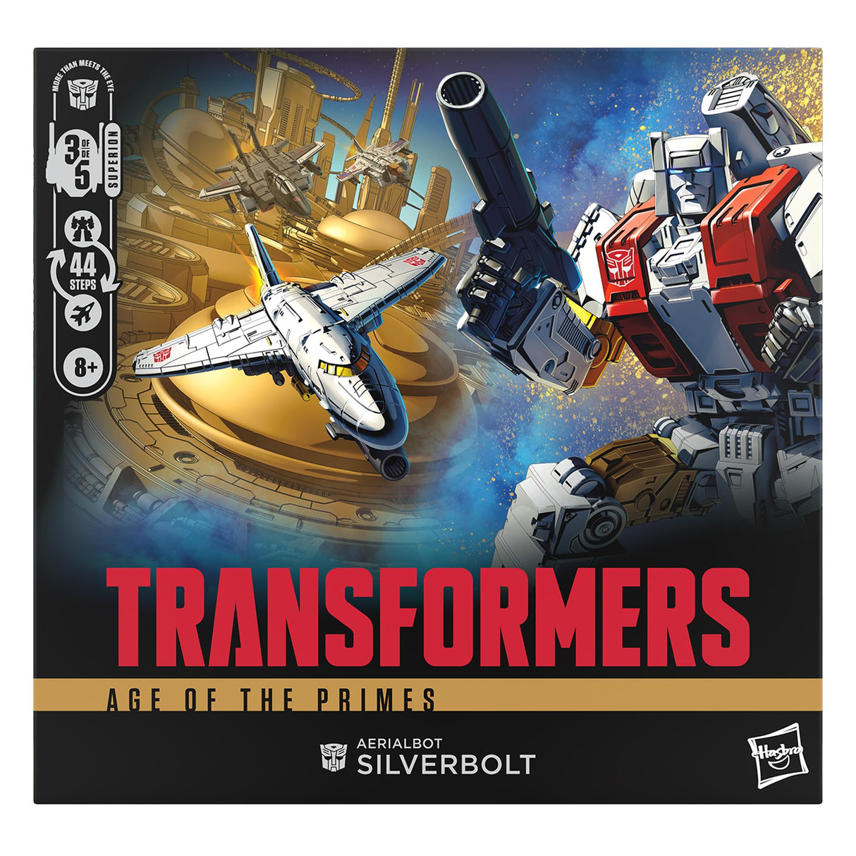 Transformers Age of The Primes Commander Class, Figura de acción de Aerialbot Silverbolt