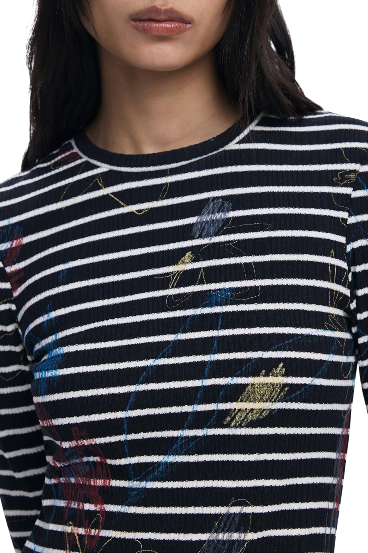 Desigual Vest_Raya_HIBRIDA Casual Dress, Negro, M Women's