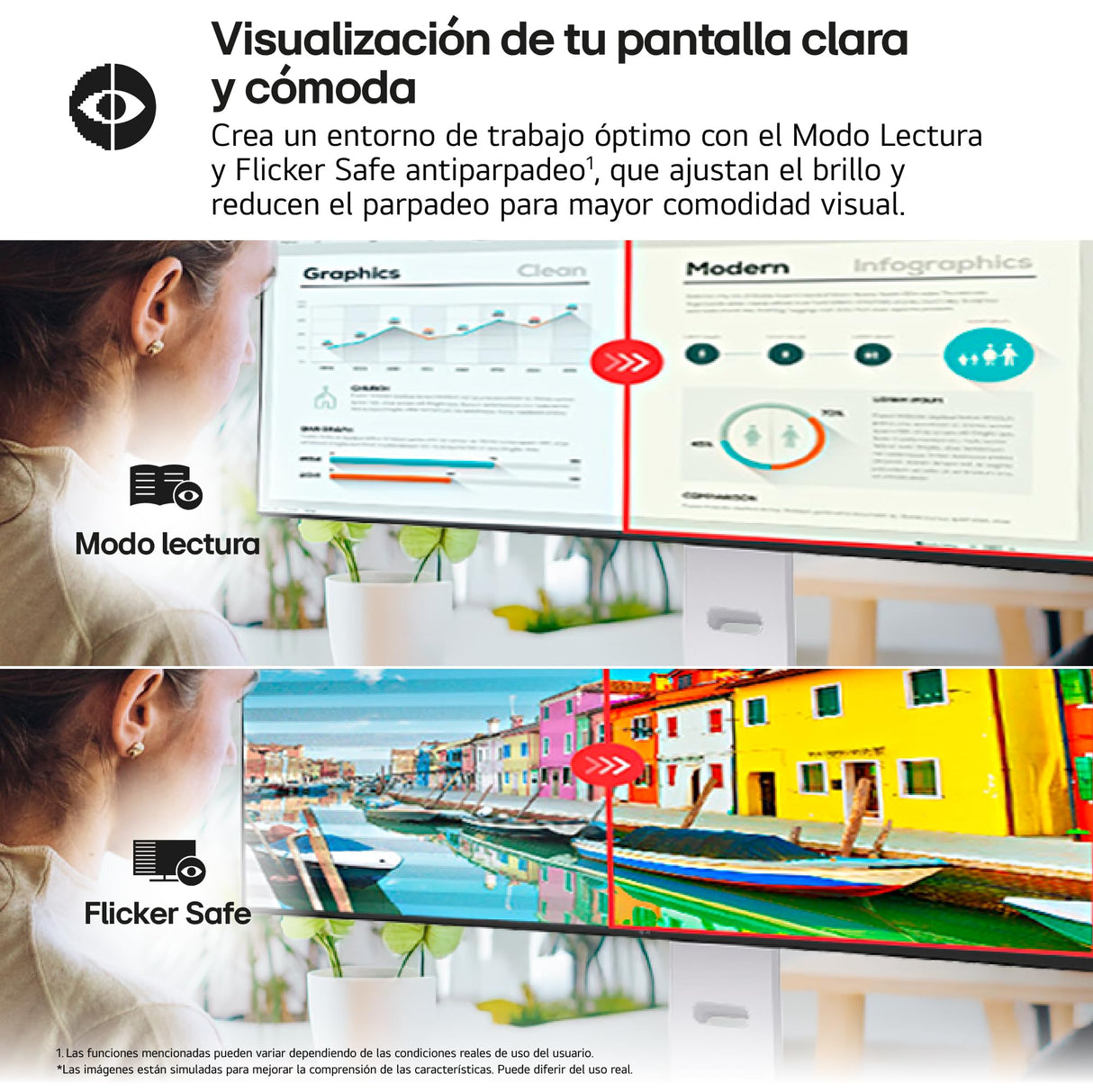 LG 49U950A-W - Monitor UltraWide Curvo, 49", Nano IPS, (5120x1440), 32:9, 144Hz, HDR400, AMD FreeSync Premium Pro/Ideal Multitarea, USB-C (PD 90W), Inclinación/Altura Ajustable, Blanco