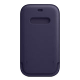 Apple Funda Integral de Piel con MagSafe (para el iPhone 12 y iPhone 12 Pro) - Violeta Profundo