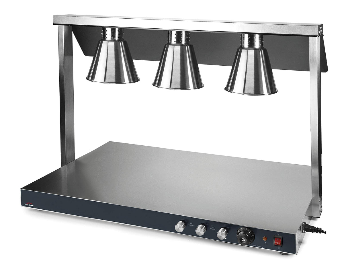 Lacor Calentador de Buffet, 50 W, Acero Inoxidable, Plata