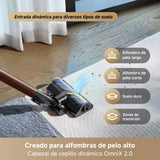 DREAME V30 Aspirador Sin Cable, Limpieza a 0 mm de Los Bordes, Succión de 330 AW, Antienredos, Limpieza de Alfombras de Pelo Largo y Suelos Duros, Limpieza de Pelos de Mascotas, Auto. Máx. de 90 Min