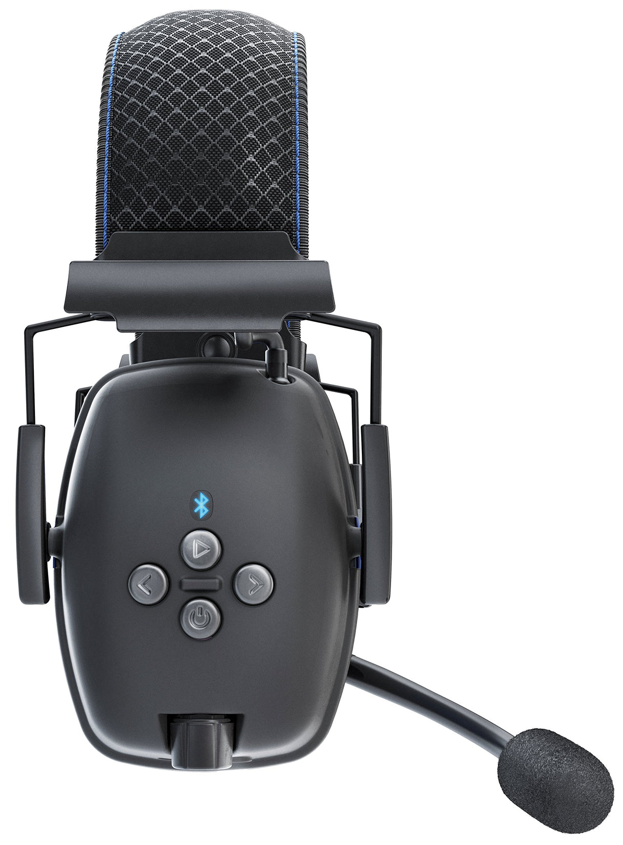 Howard Leight Orejera Sync Wireless BlueTooth Cable USB, Micrófono con Almohadilla, Diseño Ergonómico, Negro, Talla Única, SNR 32 dB, 1034510 (1 Pieza)