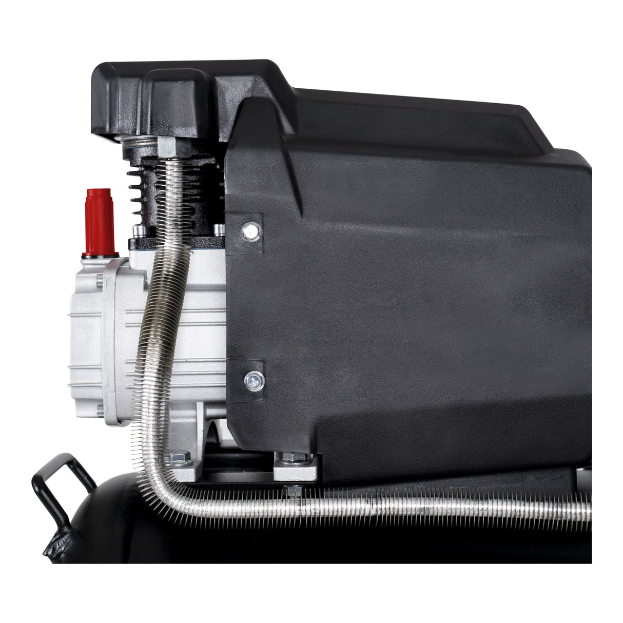 STIER Compresor LKT 240-8-24, 1100 W, presión máxima 8 bar, depósito de 24 litros, 21 kg, adecuado para aplicaciones por ejemplo con pistolas de soplado, pistolas de pintura, pistolas de remaches