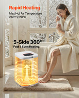 VEVOR Calentador de Toallas 20 L con Pantalla LED Calentador de Mantas Temporizador Ajuste de Temperatura Apagado Automático Cierre de Seguridad Secador de Toallas para SPA, Hogar, Baño, Blanco