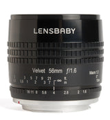Lensbaby - Velvet 56 - para Fuji X - Suave y Aterciopelado Macro y Retratos - Efecto incandescente