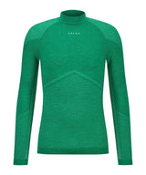 FALKE Wool-Tech Round Neck M L/s SH Lana Hilo Funcional Secado rápido 1 Pieza, Capa de Base Superior Hombre, Verde Grass Green 7014 Trend, XL