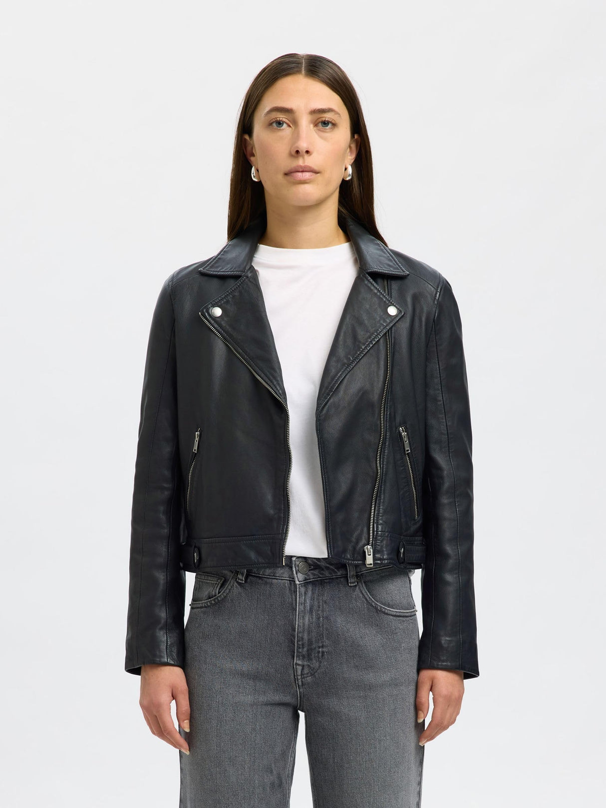 SELECTED FEMME 16071712 Chaqueta, Negro (Black Black), 36 (Talla del Fabricante: 34) para Mujer
