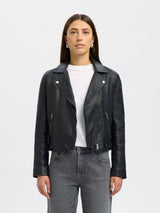 SELECTED FEMME 16071712 Chaqueta, Negro (Black Black), 36 (Talla del Fabricante: 34) para Mujer