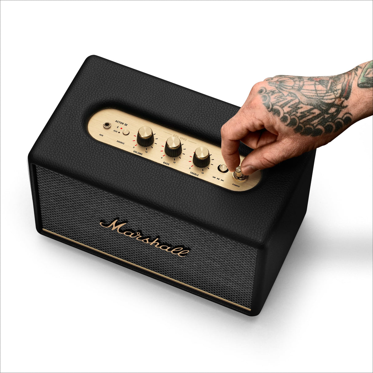 Marshall Acton III Altavoz Bluetooth inalámbrico, Negro