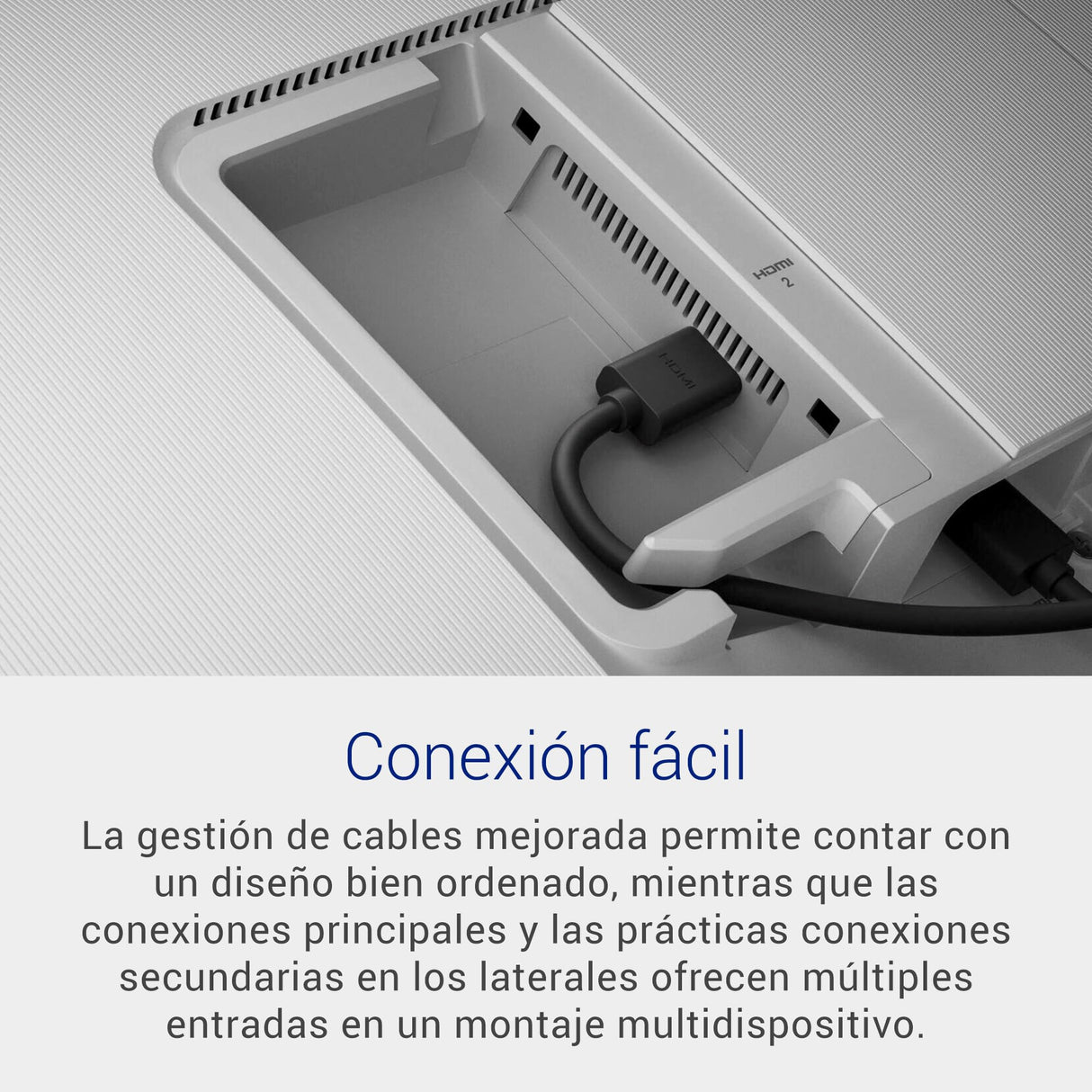 Dell S2425H 24" Full HD (1920x1080) Monitor, 100Hz, IPS, 4ms, 99% sRGB, Altavoces Integrados, Bisel Ultrafino, 2X HDMI, Blanco