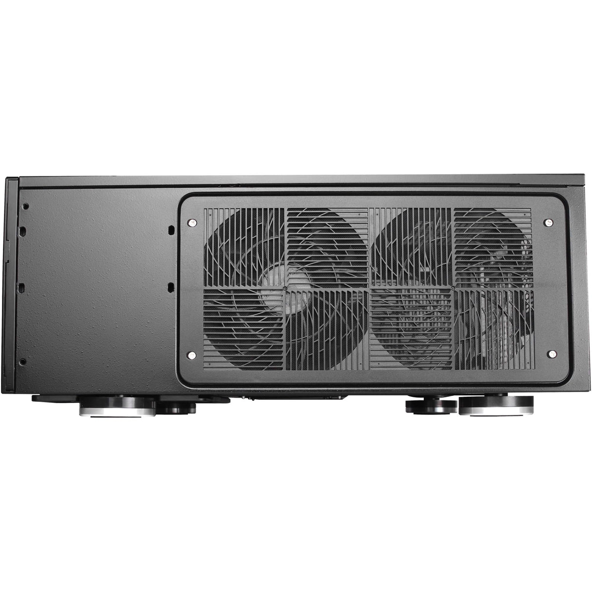 Silverstone SST-GD08B - Grandia HTPC ATX Carcasa de Ordenador, Rendimiento silencioso con Alto Flujo de Aire, Negro