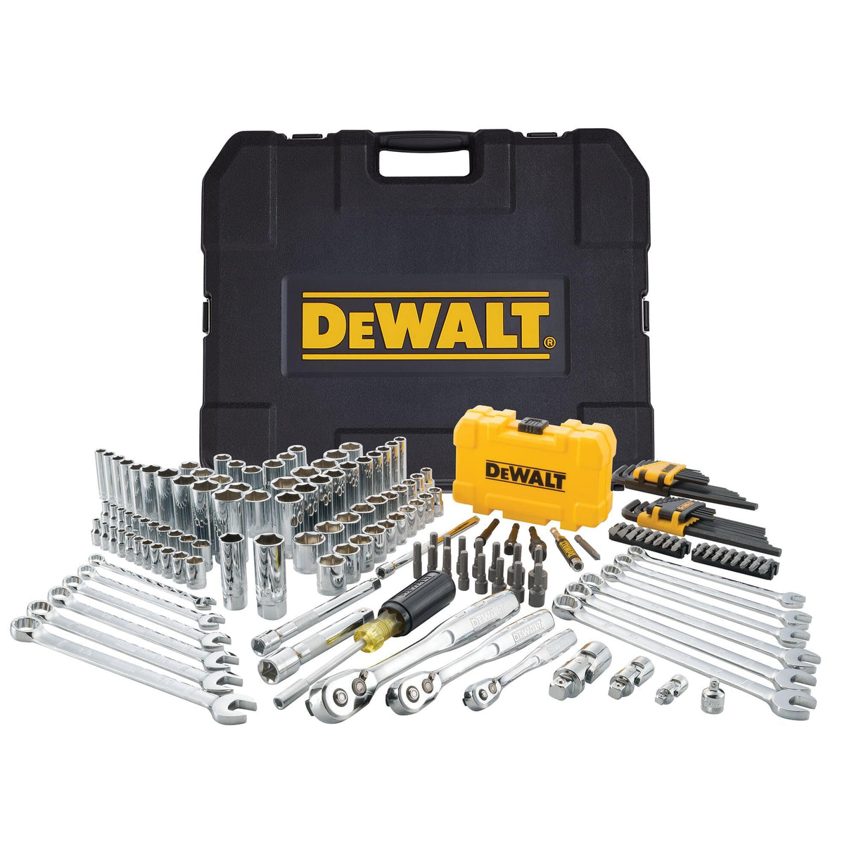 DeWalt dwmt73803 mecánica Kit de herramienta conjunto con funda (168 piezas)