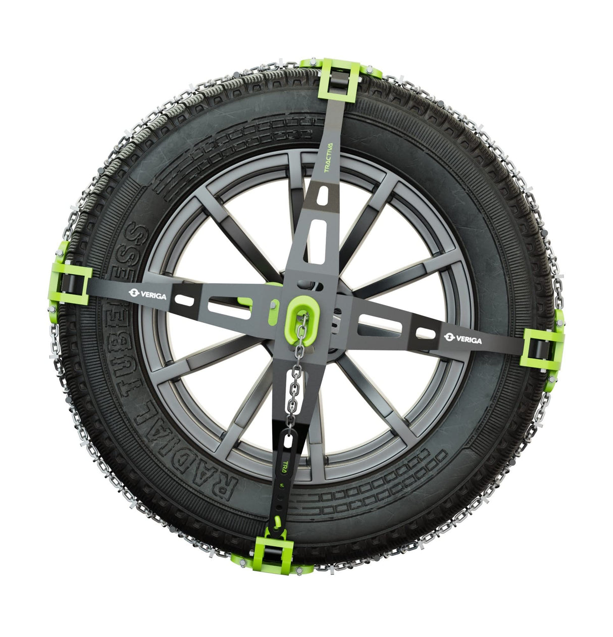 VERIGA 43890 Cadenas para Condiciones difíciles, Tractiva Sport S50